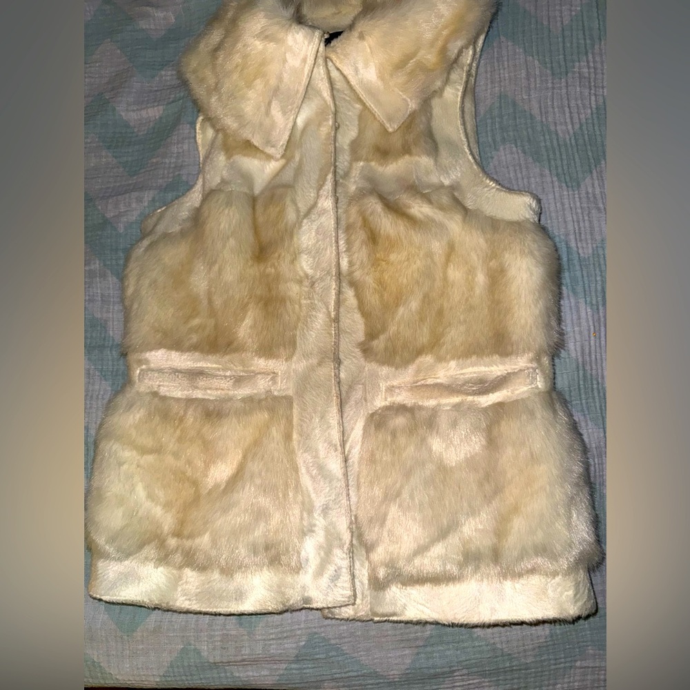 Faux fur vest